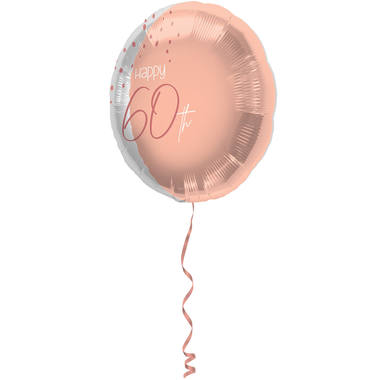 Folienballon Elegant Lush Blush 60 Jahre