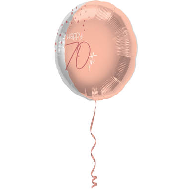 Folienballon Elegant Lush Blush 70 Jahre