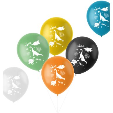 Luftballons Dinosaurier, 6 Stück