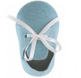 Babyschuhe hellblau, 4 Stück