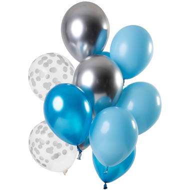 Ballons Aquamarine 30cm - 12 Stück