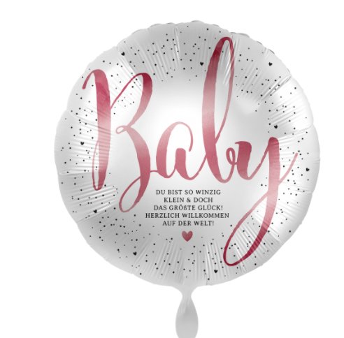 Ballon Glossy - Baby Girl - Mädchen