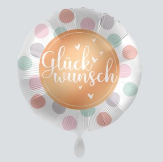 Ballon - Satin - Glückwunsch