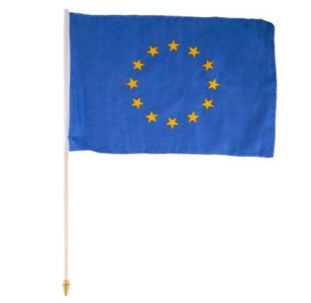 Europa Handfahne 30 x 45 cm
