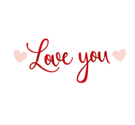 Schriftzug Liebe Girlande LOVE