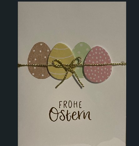 Osterkarte - Frohe Ostern Osterkarte - Frohe Ostern