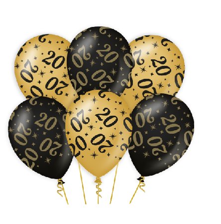 Luftballons zum 20.Geburtstag Luftballons zum 20.Geburtstag