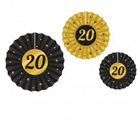 Edle Partyfächer,zum 20.Geburtstag