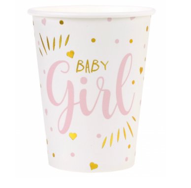 Trinkbecher Baby Mädchen, 10 Stück