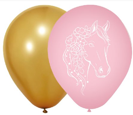Latexballons Pferde, 8 Stück -30 cm Latexballons Pferde, 8 Stück -30 cm