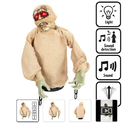 Schreiende Mumie, 62 cm