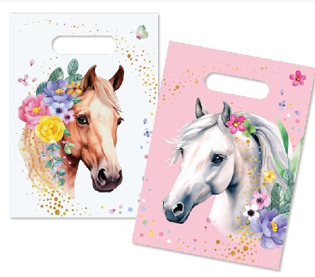 Geschenktüten Pferd, 6 Stück Geschenktüten Pferd, 6 Stück