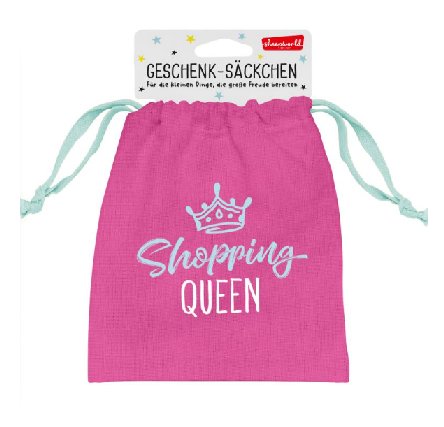 Geschenk Säckchen Shopping Queen Geschenk Säckchen Shopping Queen