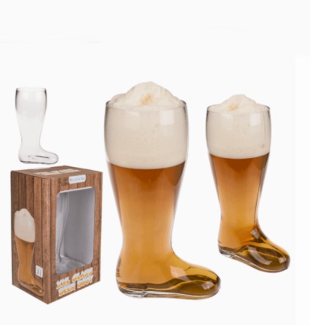 Jumbo-Bierglas-Stiefel für ca. 2 Liter