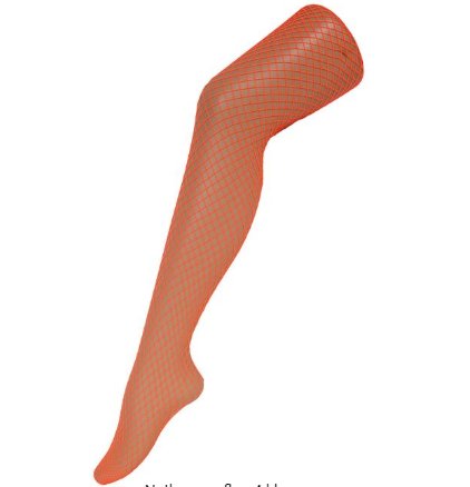 Netz Fischnetz Strumpfhose, orange