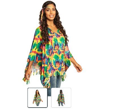 Poncho Hippie (Einheitsgröße)
