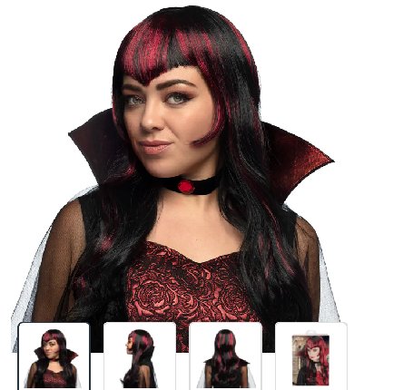 Damen Perücke Vampir