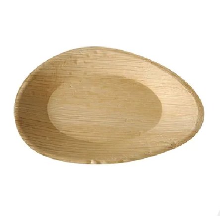 Palmblatt Teller oval 26 x 17 cm, 6 Stück Palmblatt Teller oval 26 x 17 cm, 6 Stück