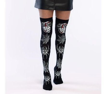 Spinnen Strümpfe, Overknee