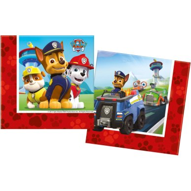 Paw Patrol Servietten, 20 Stück