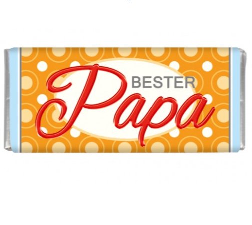 Bester Papa Schokolade