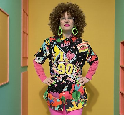 90er Jahre Hemd, bunt, Gr. L 90er Jahre Hemd, bunt, Gr. L