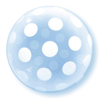 Deko Bubbles Ballon Polka Dots