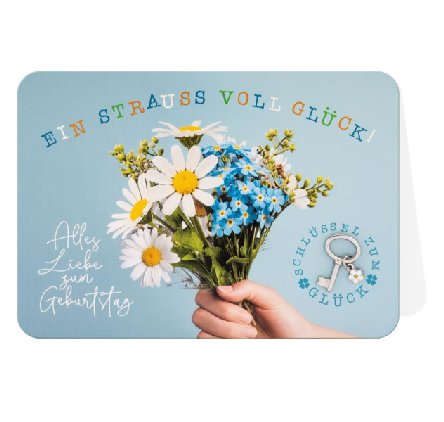 Glückwunschkarte zum Geburtstag