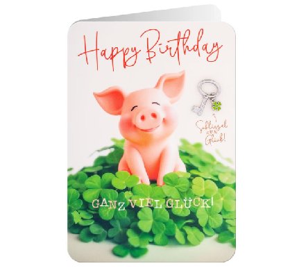 Glückwunschkarte zum Geburtstag
