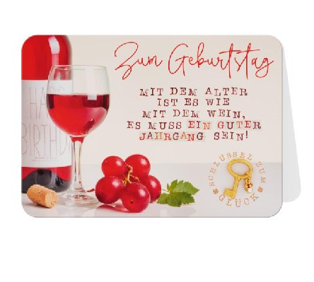 Glückwunschkarte zum Geburtstag