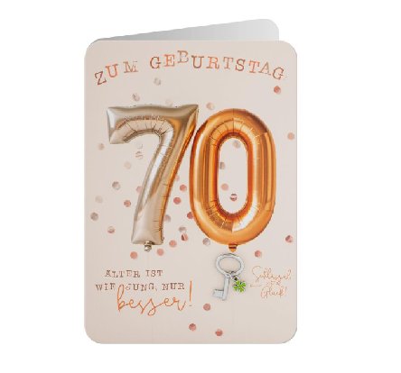 Glückwunschkarte zum 70.Geburtstag Glückwunschkarte zum 70.Geburtstag