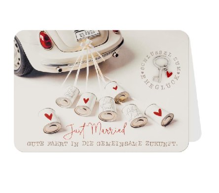 Glückwunschkarte zur Hochzeit Glückwunschkarte zur Hochzeit