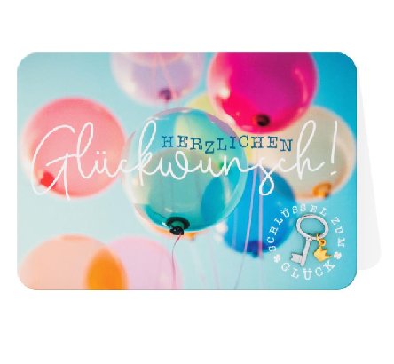 Glückwunschkarte Glückwunsch