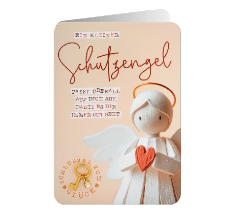 Glückwunschkarte Schutzengel