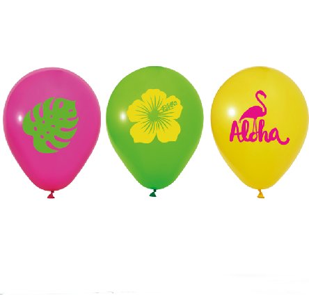 Aloha Luftballons, 6 Stück