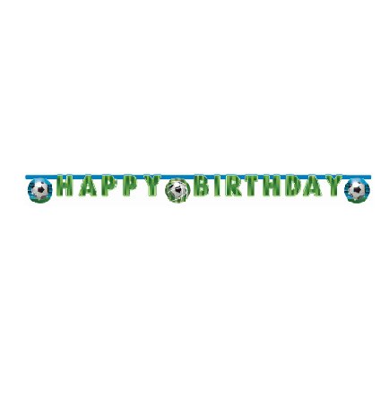 Fußball Happy Birthday Girlande