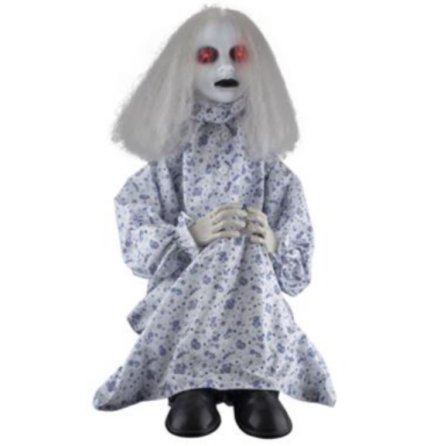 Sitzendes Horror Mädchen