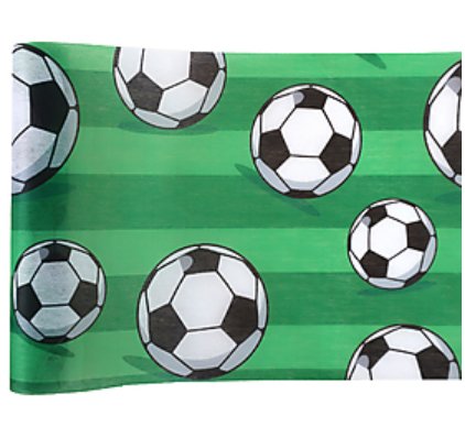 Tischläufer Fußball 2,5 m x 30 cm