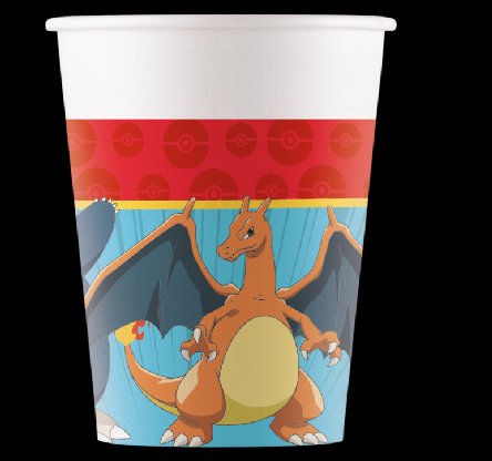 Pokemon Pappbecher - 8 Stück Pokemon Pappbecher - 8 Stück