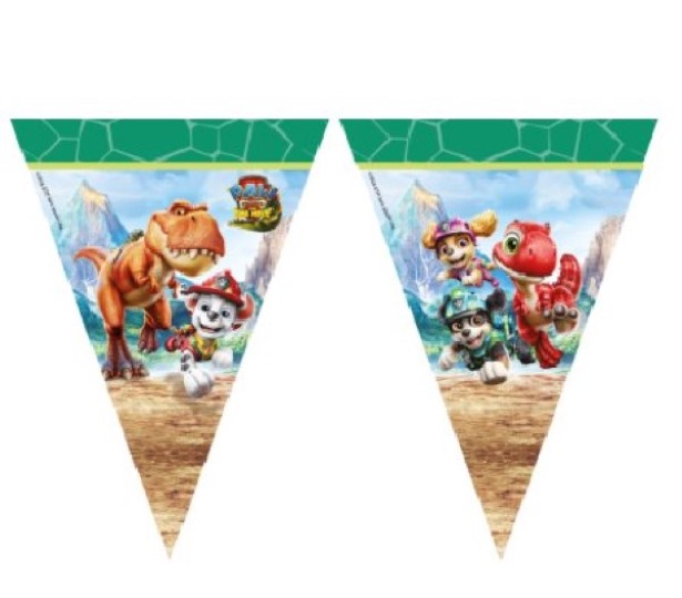 Paw Patrol DINO Wimpelkette, 2,3m Paw Patrol DINO Wimpelkette, 2,3m
