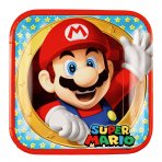 Teller Super Mario, 8 Stück