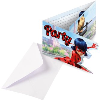 Einladungskarten Miraculous Ladybug