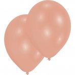 Ballons, rosegold, 10 Stück