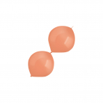 Verbindungsballons Kette-orange, 100 Stück
