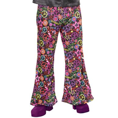 Disco Fever Männer Hose Peace, M/L