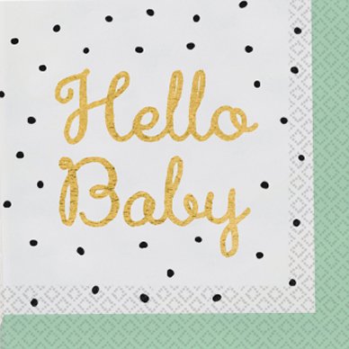 Papierservietten Hello Baby