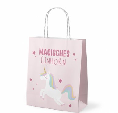 Geschenktüte - Papiertüte - Einhorn