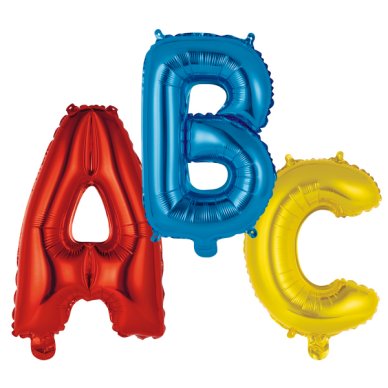 Schulanfang - ABC Folienballons