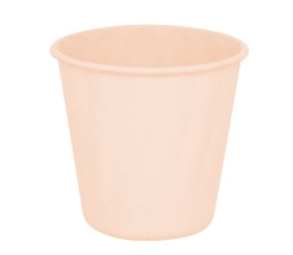 Trinkbecher pastellaprikose, 6 Stück
