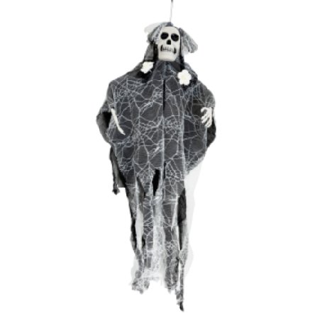 Totenkopf Hängefigur, schwarz Totenkopf Hängefigur, schwarz